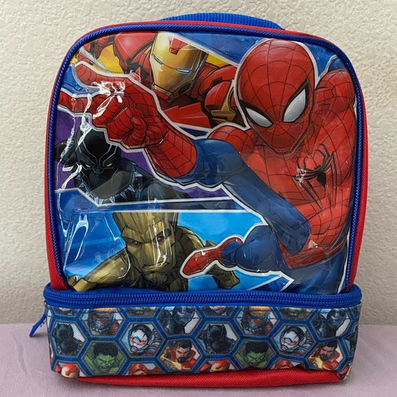 Marvel Avengers Kids Dual Compartment Lunch Bag - Picture 1 of 7
